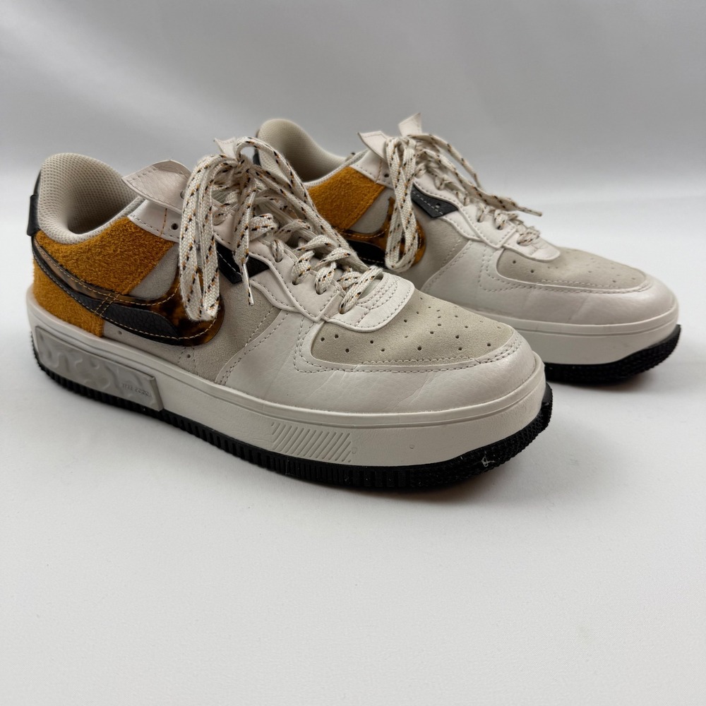 Nike Air Force 1 Fontanka Womens 9.5 Sail Sesame Tortoise Shell DR0151-001